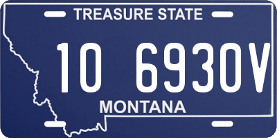 MT license plate 106930V