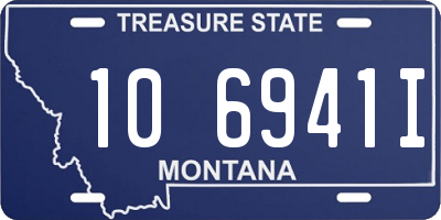 MT license plate 106941I