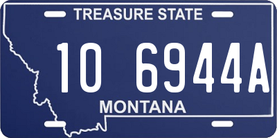 MT license plate 106944A