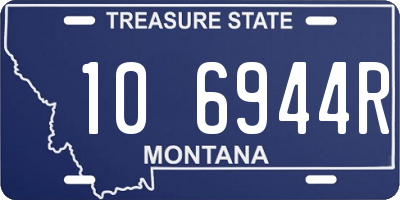 MT license plate 106944R