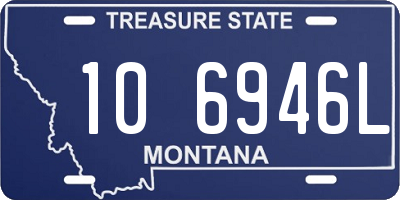 MT license plate 106946L