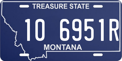 MT license plate 106951R