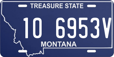 MT license plate 106953V