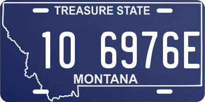 MT license plate 106976E