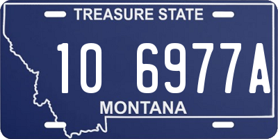 MT license plate 106977A