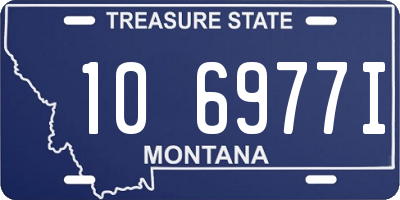 MT license plate 106977I