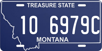 MT license plate 106979C