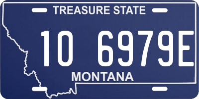 MT license plate 106979E