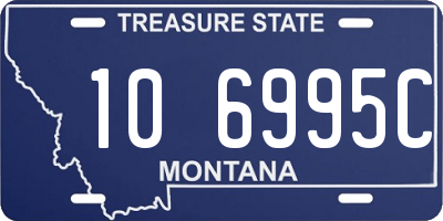 MT license plate 106995C