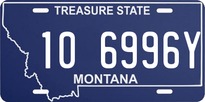 MT license plate 106996Y