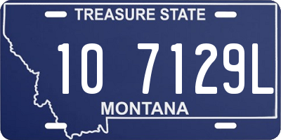 MT license plate 107129L