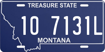 MT license plate 107131L