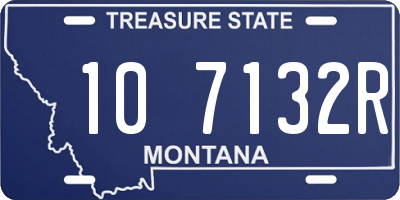 MT license plate 107132R