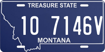 MT license plate 107146V