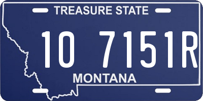 MT license plate 107151R