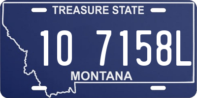 MT license plate 107158L