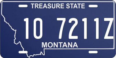 MT license plate 107211Z