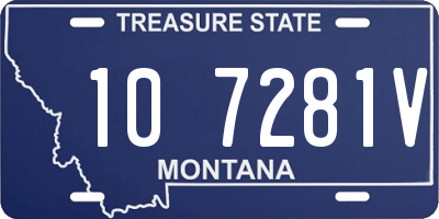 MT license plate 107281V