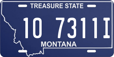 MT license plate 107311I