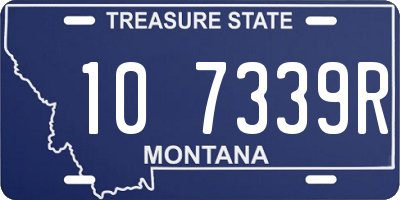 MT license plate 107339R