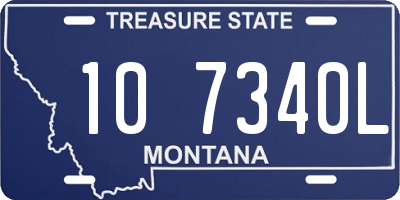 MT license plate 107340L