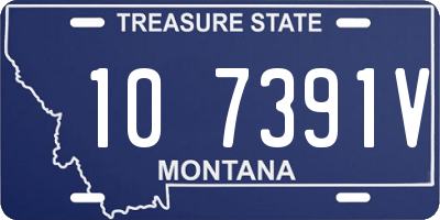 MT license plate 107391V