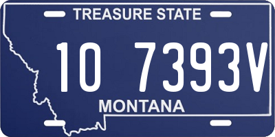 MT license plate 107393V