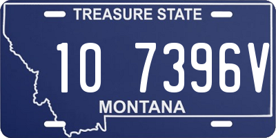 MT license plate 107396V