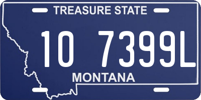 MT license plate 107399L