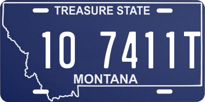 MT license plate 107411T