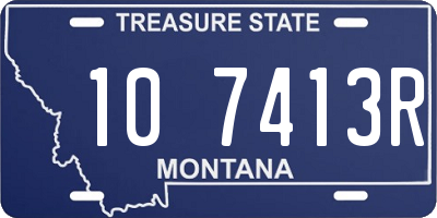 MT license plate 107413R