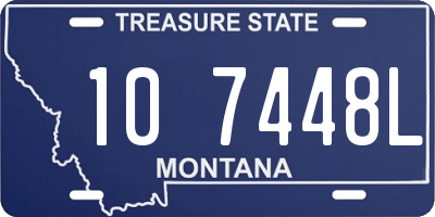 MT license plate 107448L