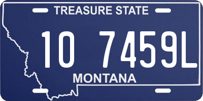 MT license plate 107459L