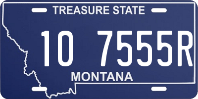 MT license plate 107555R