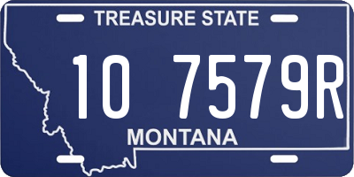 MT license plate 107579R