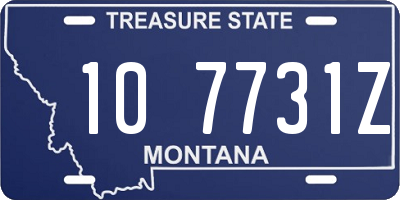 MT license plate 107731Z