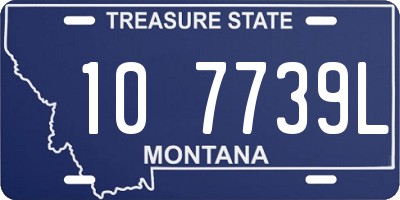 MT license plate 107739L