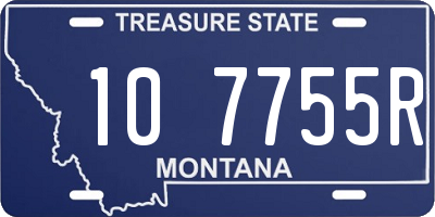 MT license plate 107755R