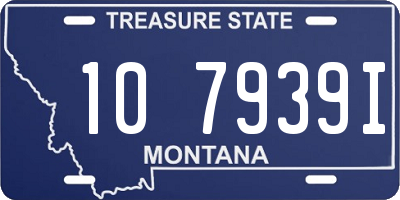 MT license plate 107939I