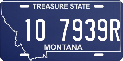 MT license plate 107939R