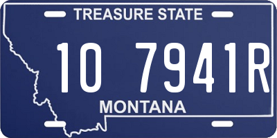 MT license plate 107941R