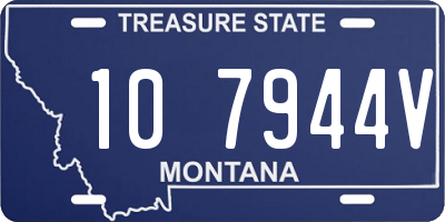 MT license plate 107944V