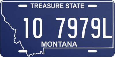 MT license plate 107979L