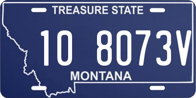 MT license plate 108073V