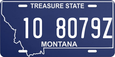 MT license plate 108079Z