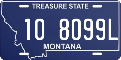 MT license plate 108099L