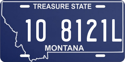 MT license plate 108121L