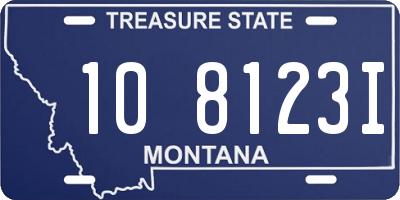 MT license plate 108123I