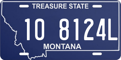 MT license plate 108124L