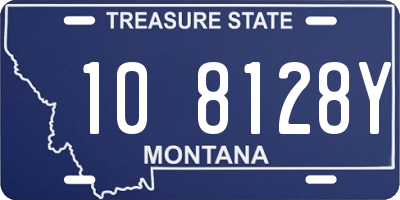 MT license plate 108128Y